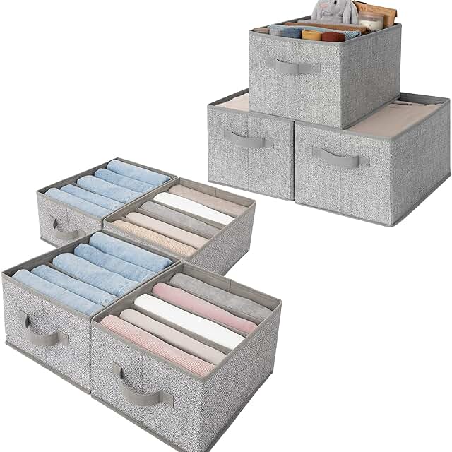 Shelf Dividers and Storage Bins for Closet Organization