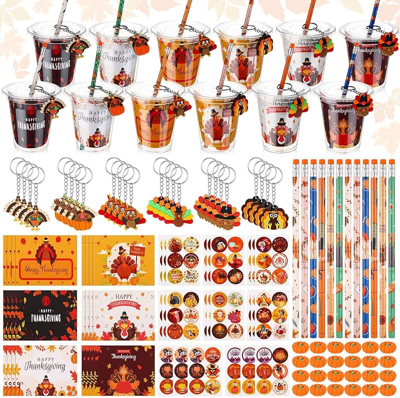 144 Fall Themed Party Favor Set for Students