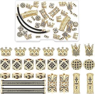 40pcs Round Zircon Beads for Jewelry Making