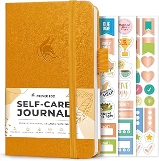 Self-Care Journal for Daily Reflection and Mood Tracking