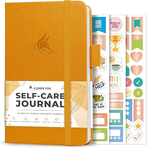Self-Care Journal for Daily Reflection and Mood Tracking