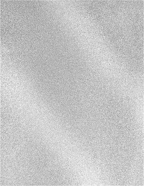 Silver Glitter Cardstock Paper, 50 Sheets, 8.5 x 11 inches