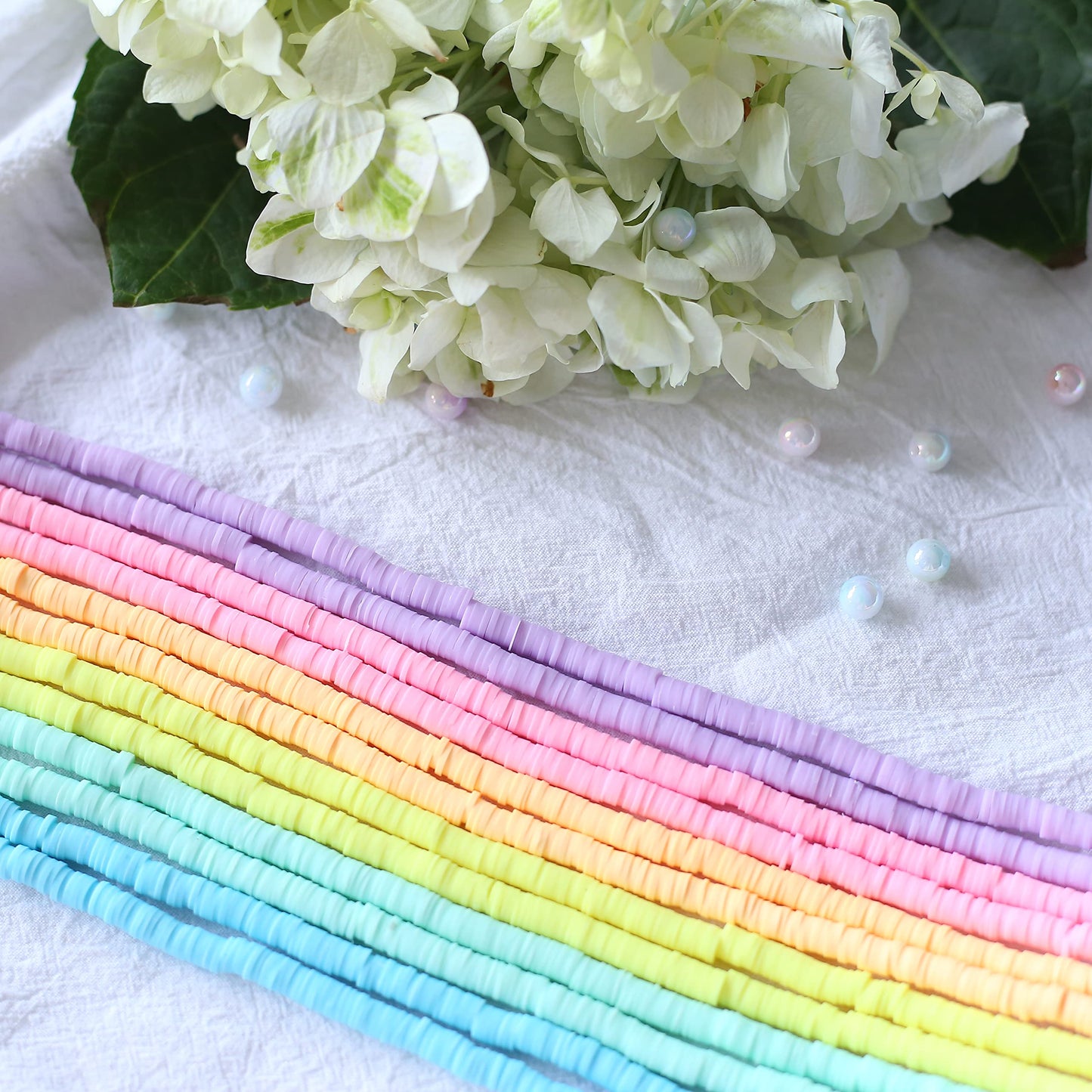 Colorful Clay Beads for Jewelry Making and Crafts