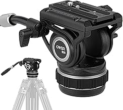 Heavy Duty Video Fluid Head with 75mm Flat Base