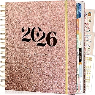 2026 Hardcover Weekly and Monthly Planner, 13 Months