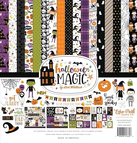 Halloween Magic Collection Kit, 12x12-inch paper