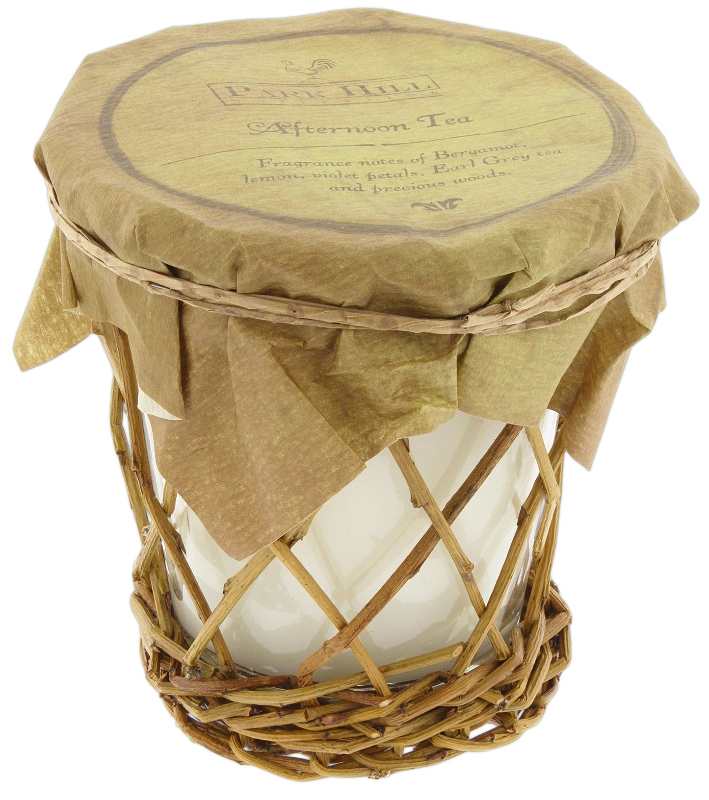 Scented Candle 'Afternoon Tea' Notes of Bergamot, Lemon, Violet Petals, Earl Grey Tea)