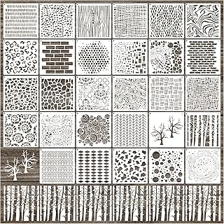 30 Texture Stencils for Crafts and Painting