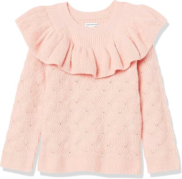 Soft Touch Ruffle Sweater for Girls and Toddlers