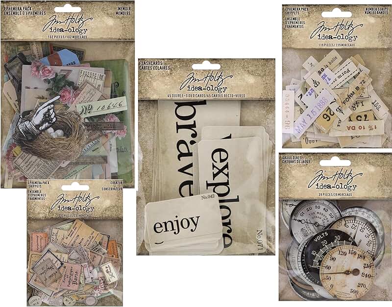 2022 Memoir Ephemera Pack with Flashcards and Snippets