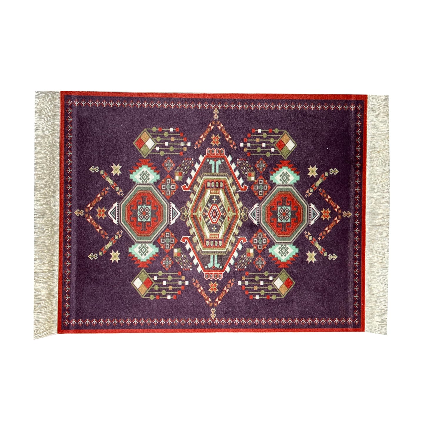 Elegant Oriental Style Mousepad in Purple and Blue