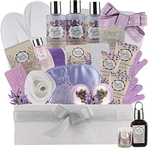 Lavender Chamomile Spa Gift Set for Women