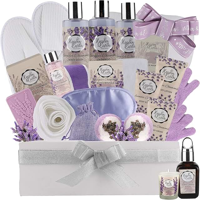Lavender Chamomile Spa Gift Set for Women