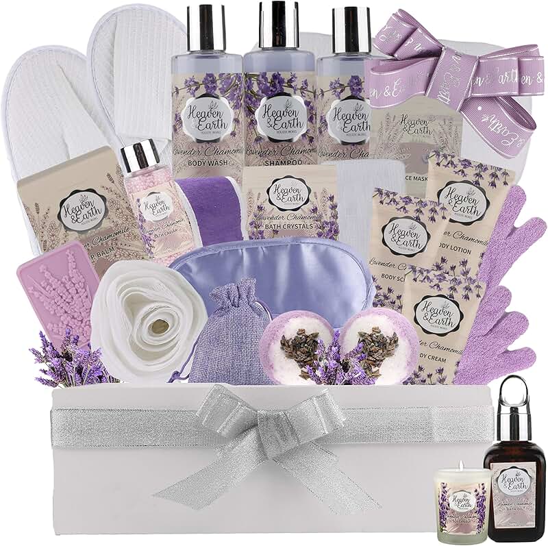 Lavender Chamomile Spa Gift Set for Women