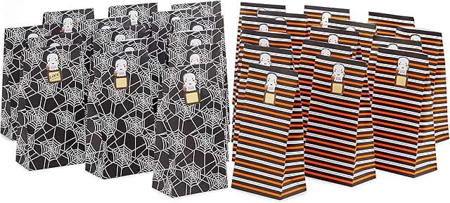 Halloween Boo Bags with Stickers for Kids and More