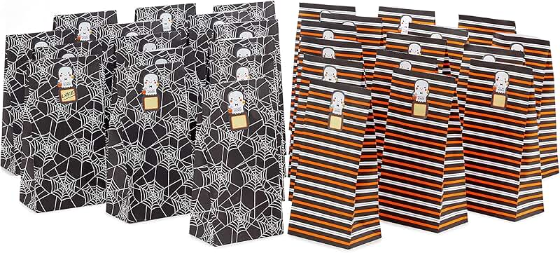 Halloween Boo Bags with Stickers for Kids and More