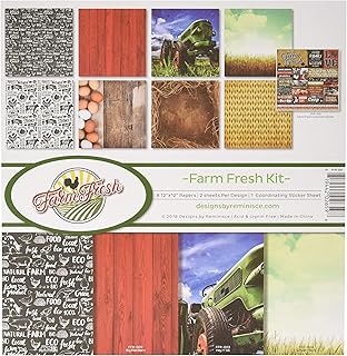 Farm Fresh Scrapbook Collection Kit, 12x12 Inches