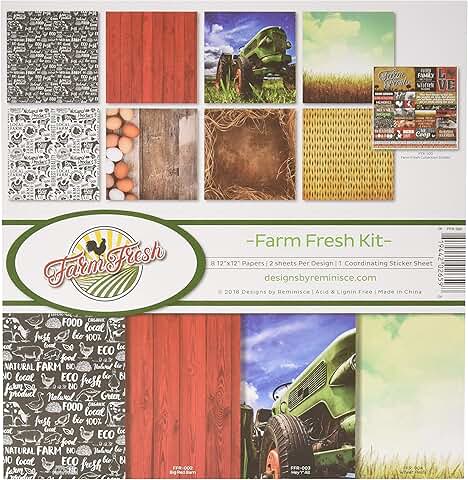 Farm Fresh Scrapbook Collection Kit, 12x12 Inches