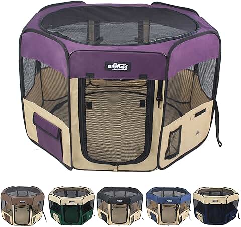 Soft Pet Playpen for Dogs and Cats
