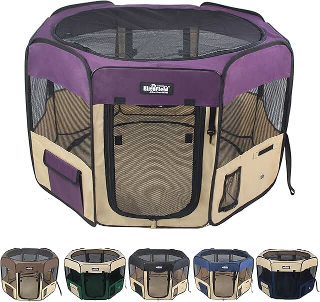Soft Pet Playpen for Dogs and Cats