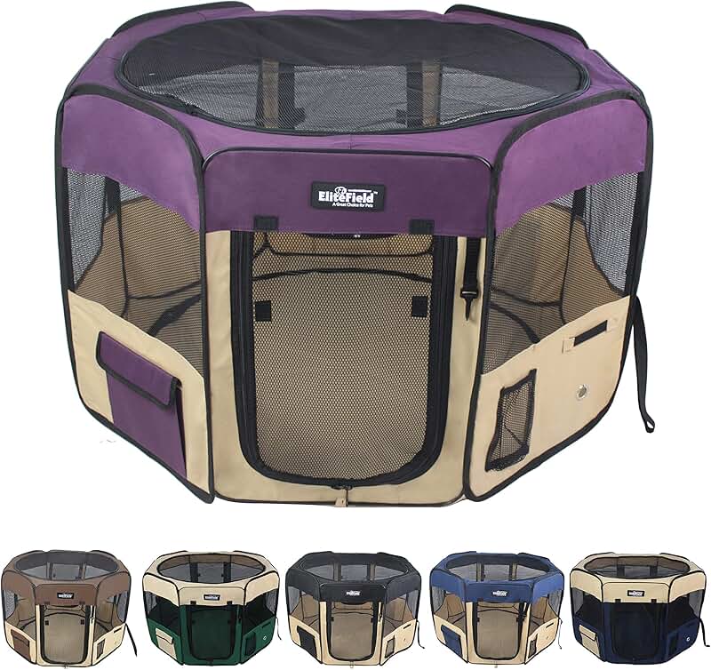 Soft Pet Playpen for Dogs and Cats