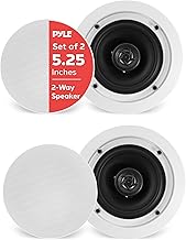 5.25-inch Flush Mount In-Wall In-Ceiling 2-Way Speaker System