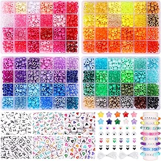 96-Color Pony Beads Kit for Jewelry and Bracelets