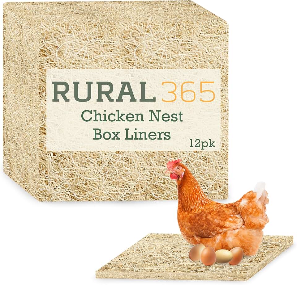 12 Pack Chicken Nest Box Liners for Coop Bedding