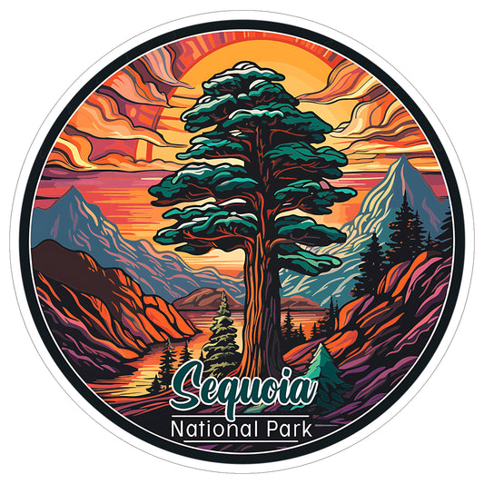 Sequoia National Park Nature Hiking Camping Sticker