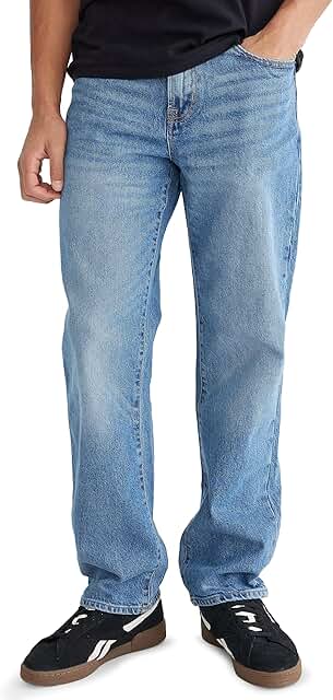 Men's Loose Straight Jeans