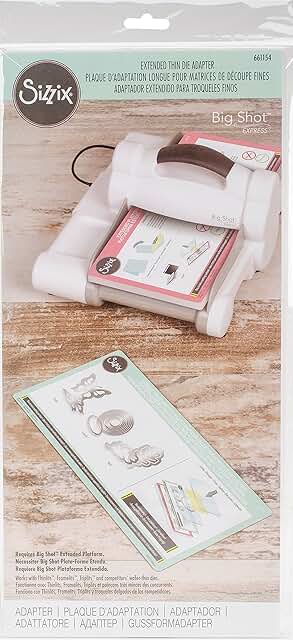 Extended Thin Die Adapter for Sizzix