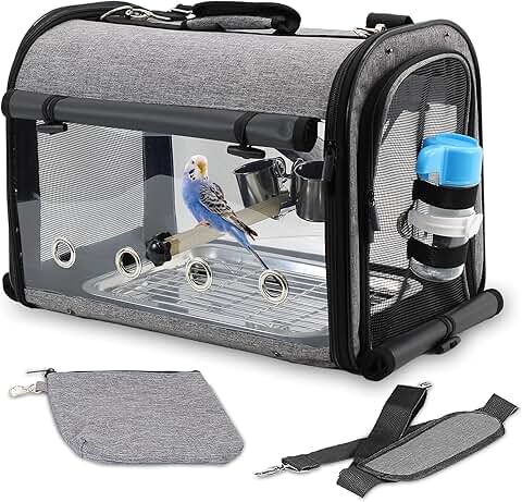 Lightweight Bird Travel Carrier with Stand