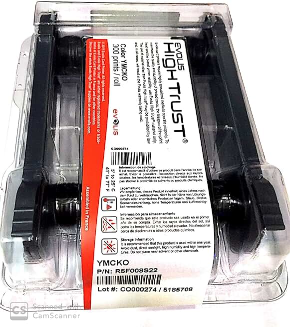 YMCKO Color Ribbon for Primacy, 300 Prints