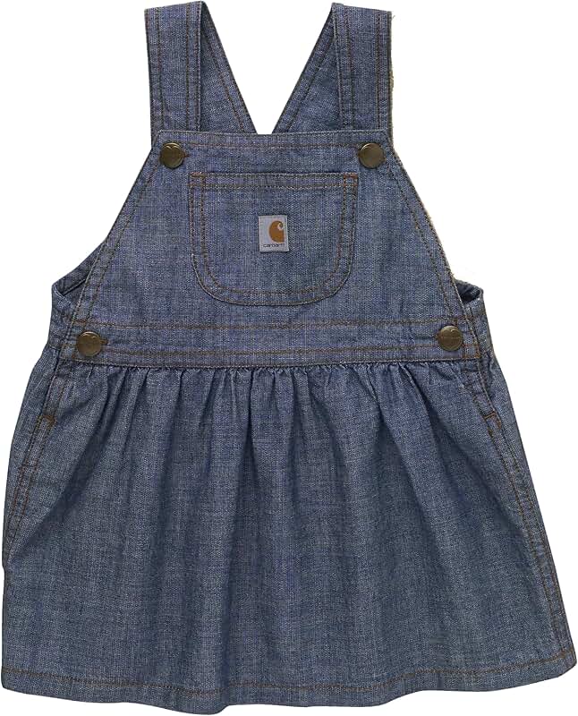 Girls' Denim Chambray Jumper
