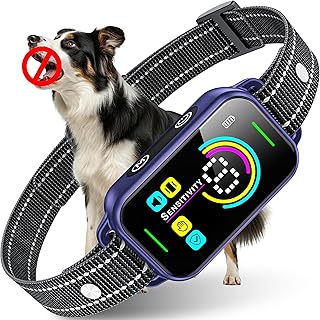Dog Bark Collar for Large Dogs with Adjustable Sensitivity