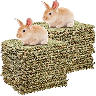 40 Pcs Grass Mats for Small Animals and Birds
