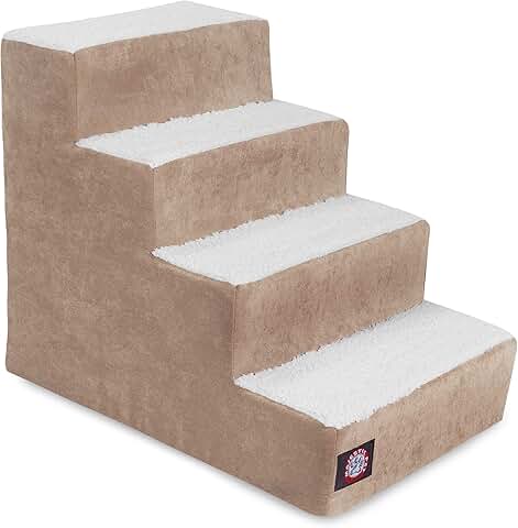 Soft Sherpa Pet Stairs for Dogs and Cats