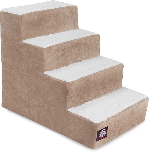 Soft Sherpa Pet Stairs for Dogs and Cats