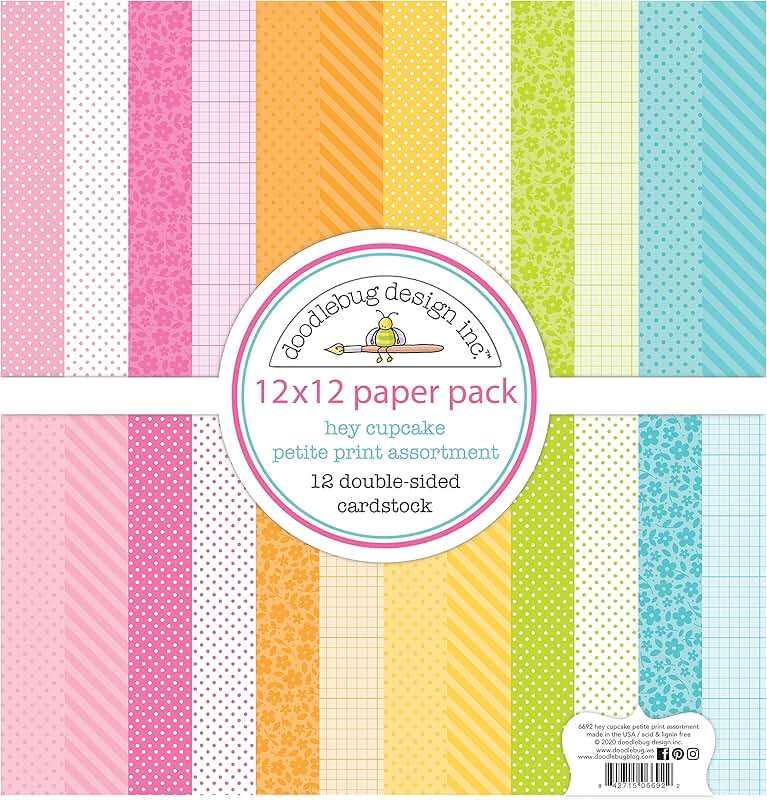 Hey Cupcake Paper Petite Doodlebug Design Set