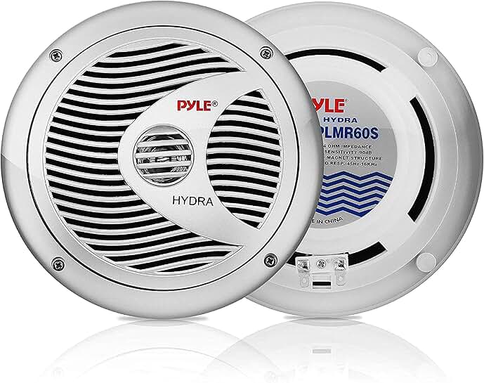 Pair of 6.5-inch waterproof marine speakers