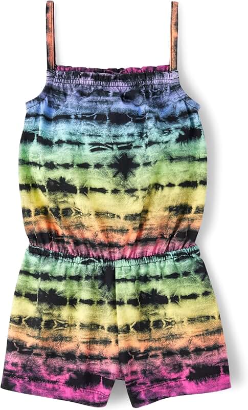 Casual Sleeveless Shorts Romper for Baby Girls and Toddlers