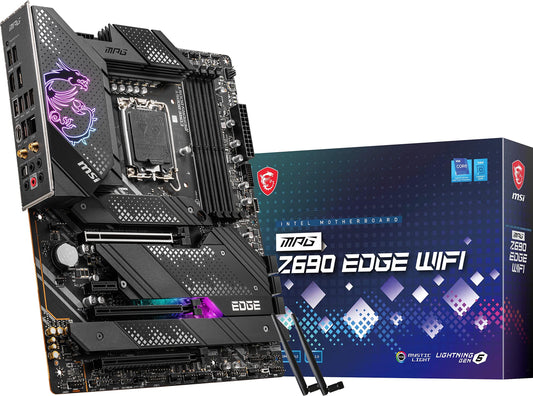 MODAIO Z690 Edge WiFi Gaming Motherboard ATX for 12th Gen Intel