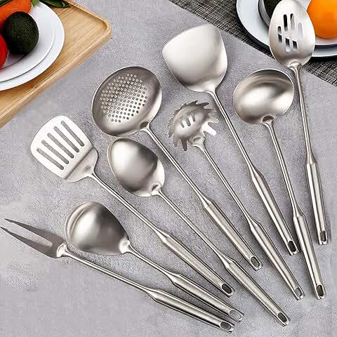 9-Piece Stainless Steel Kitchen Utensil Set