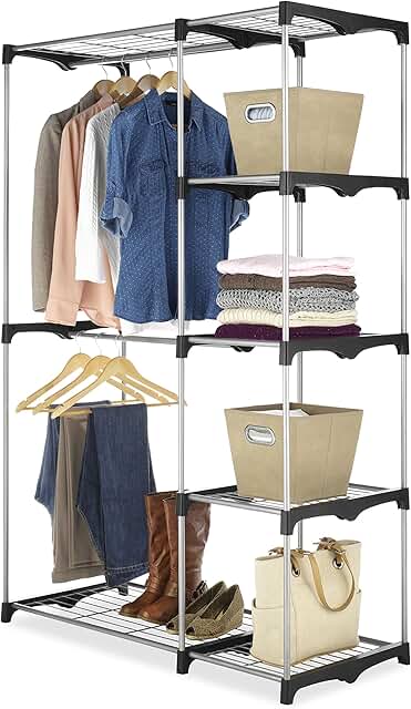 Modern Industrial Freestanding Closet Organizer