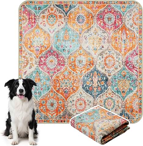 Washable Reusable Puppy Training Pads, 6Ft x 6Ft