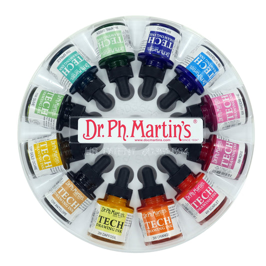 Drawing Ink Set 12 Colors 1.0 oz