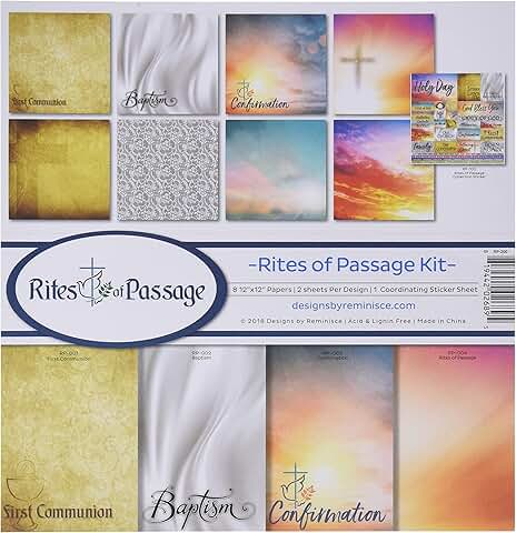 Reminisce Rites of Passage Scrapbook Kit, 12x12 inches