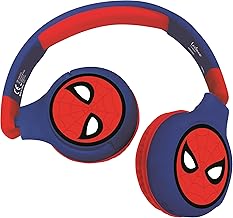 Kids' 2-in-1 Bluetooth Headphones, Wireless and Wired