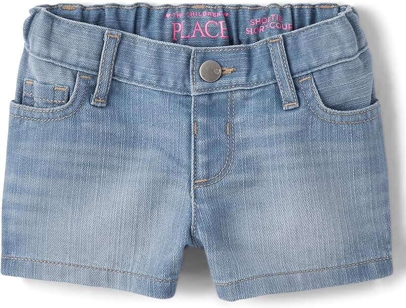 Three-Pack Baby Toddler Girls Denim Shorts