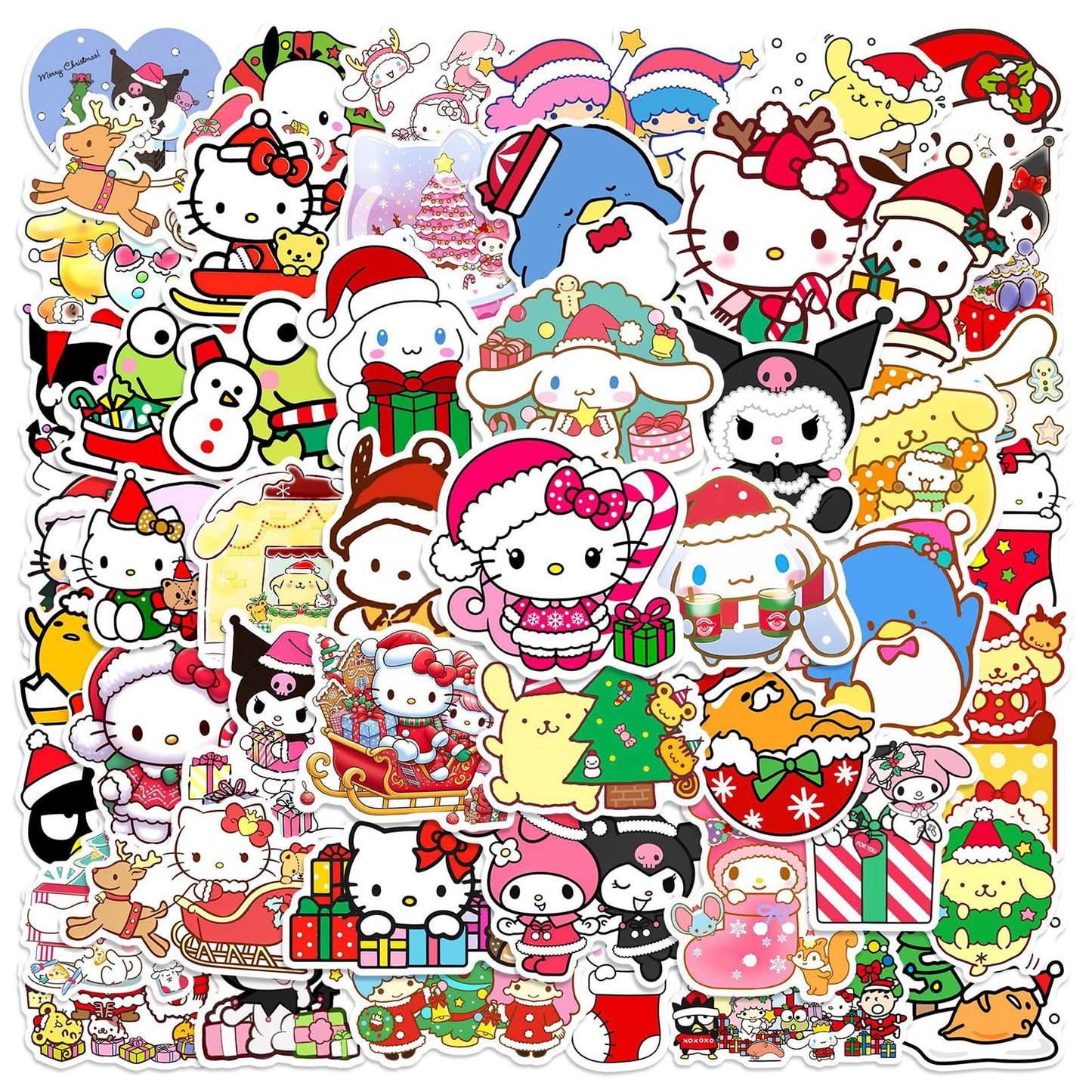 50 Sanrio Hello Kitty Water Bottle Stickers for Kids